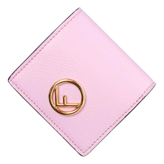 Fendi - Women's Calf Leather F Logo Leather Coin Wallet