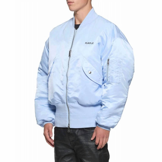 Purple Brand - Wordmark Bomber Jacket