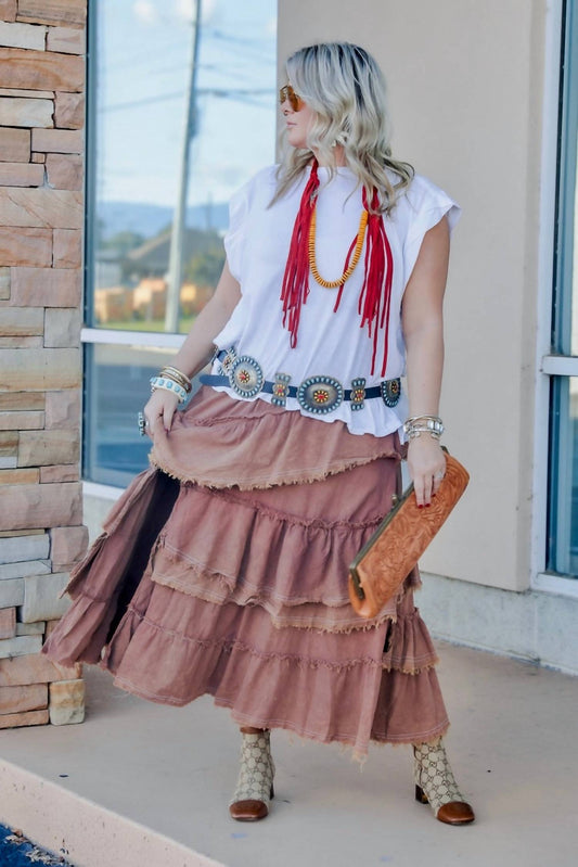 Blue Velvet - Lewellyn Layered Skirt