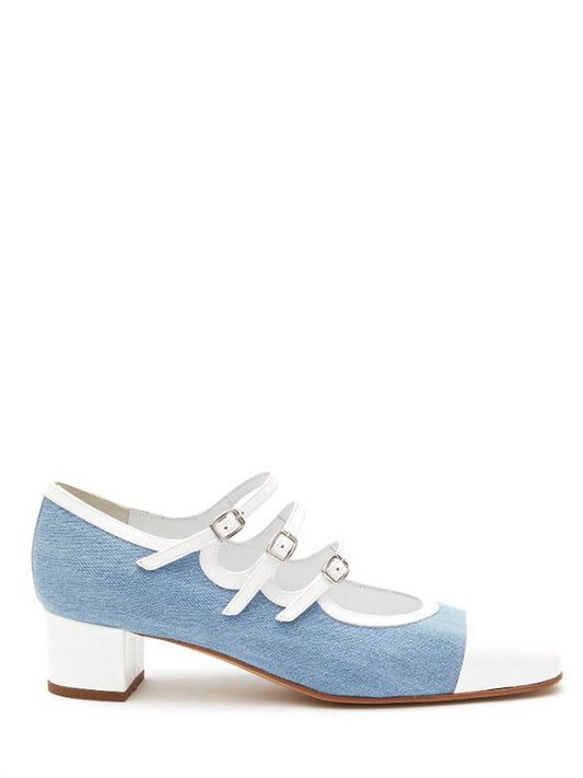 Carel - Kiss Denim Heeled Shoes