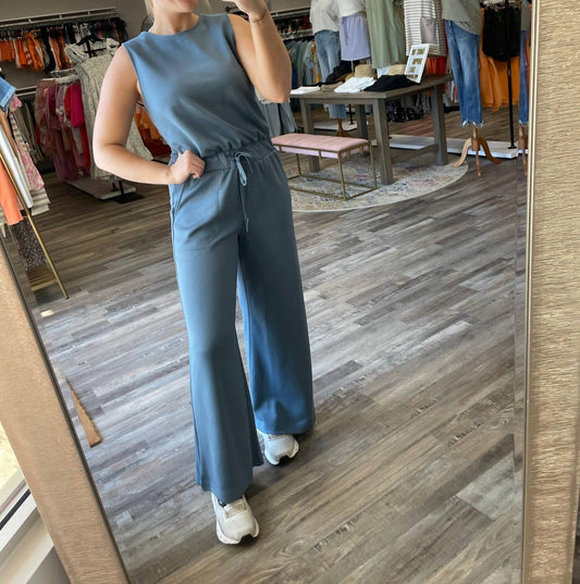 Wishlist - Wide Leg Scuba Jumpsuit