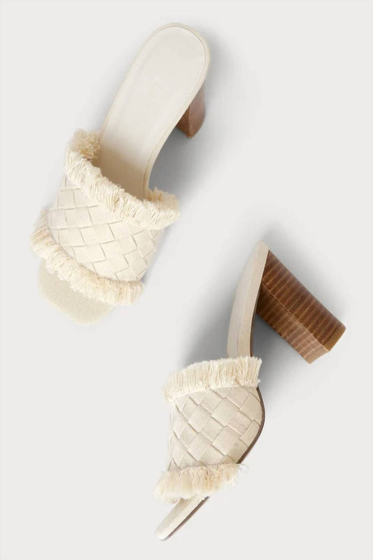 Billini - Cayra Woven Fringe Heel