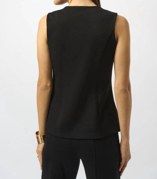 Joseph Ribkoff - Heavy Knit Fitted Vest
