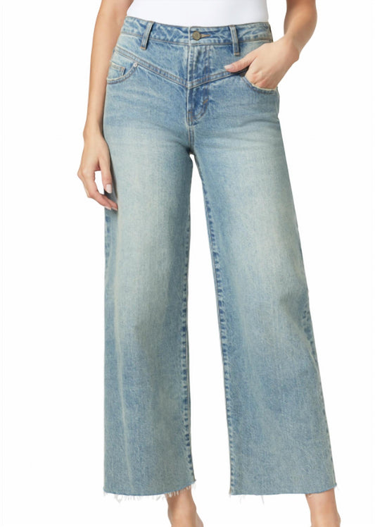 Habitual - Front Yoke Wide Leg Crop Jeans