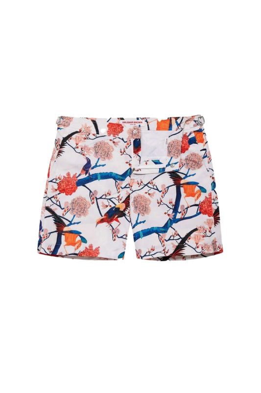 Orlebar Brown - Boy's Bulldog Flight Of Fancy Swim Trunks