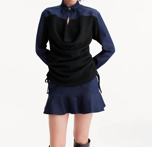 Theo The Label - Women's Demeter Trapunto Hem Skirt