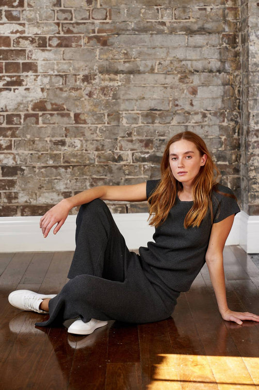 Little Lies - Aria Rib Knit Top