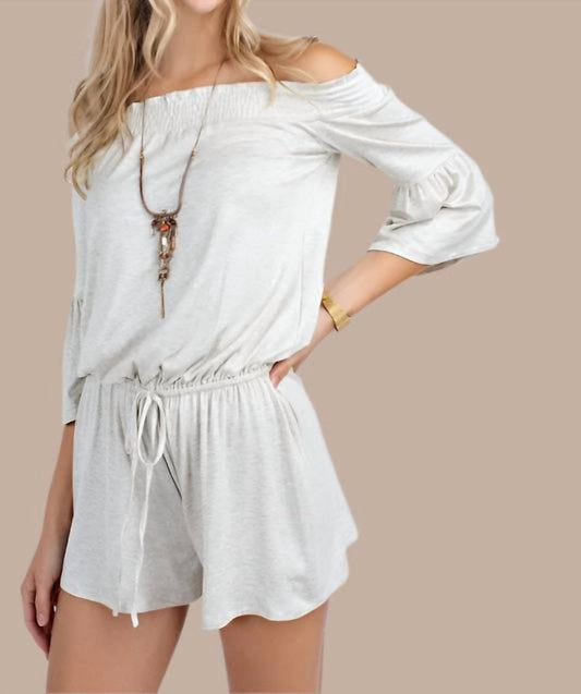 12Pm By Mon Ami - Off Shoulder Romper