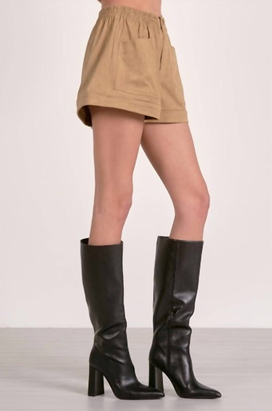 Elan - Suede Shorts