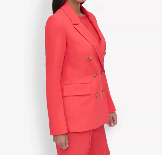 Dkny - Double-breasted Peak-lapel Blazer