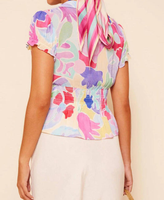 Rixo - Maelle Short Sleeve Top