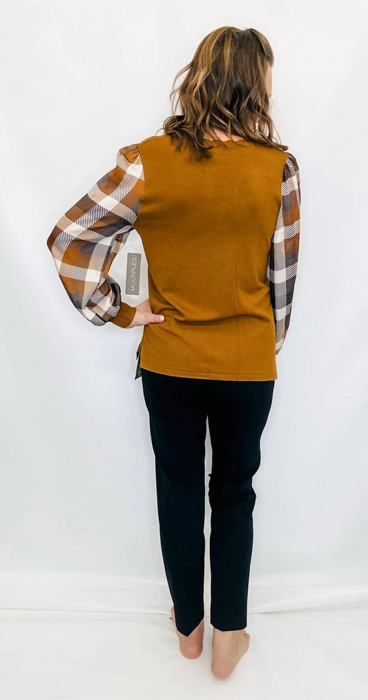 Multiples - Long Sleeve Sweater Blouse