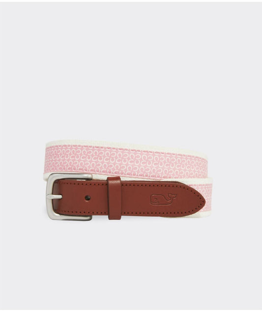 Vineyard Vines - Women's Kentucky Derby Horseshoe Canvas Club Belt
