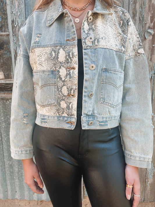 Pol - Denim Snake Jacket