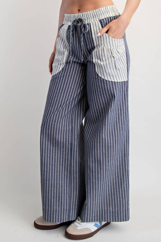 Ee:Some - Amy Striped Pants