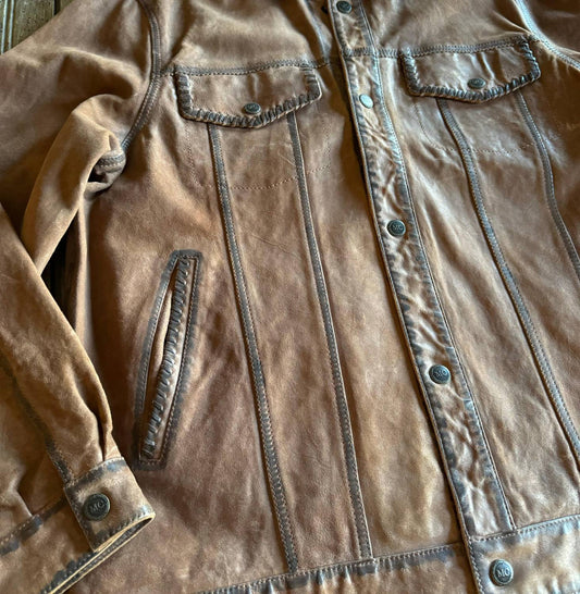 Madison Creek Outfitters - Men's Santa Fe Goat Nappa Leather Jacket