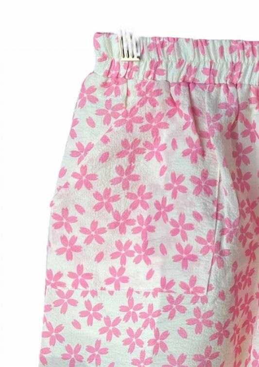 Meet Me In Santorini - Women's Petal Splash Shorts