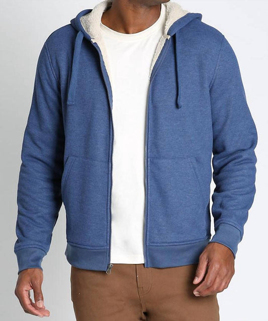 Jachs New York - Sherpa Lined Waffle Hoodie