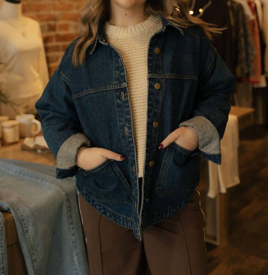 Olivaceous - Denim Barn Jacket