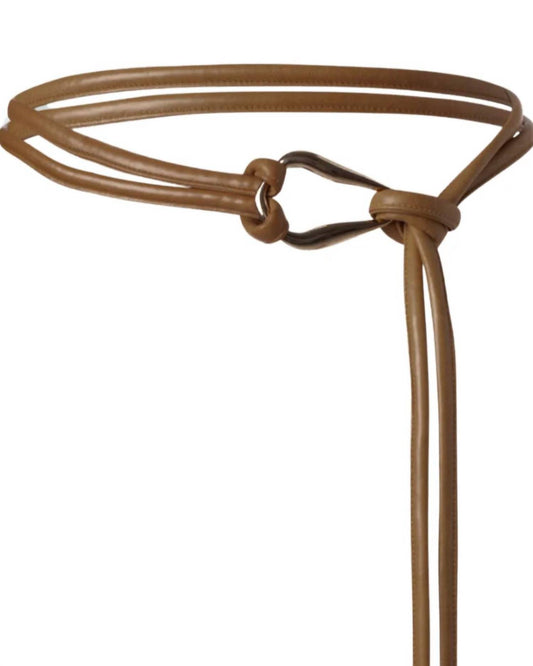 Iris Setlakwe - Women's Wrap Cord Belt with Organic Buckle