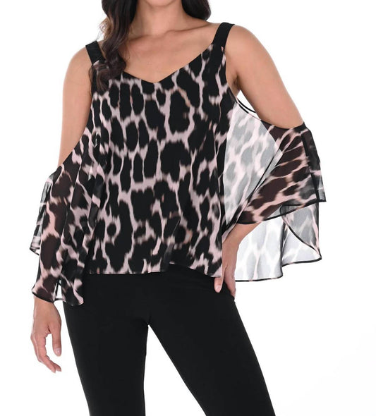 Frank Lyman - Animal Print Woven Top