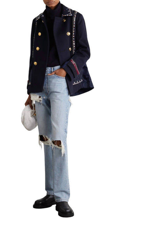 Valentino - Embellished Double Breasted Jacket