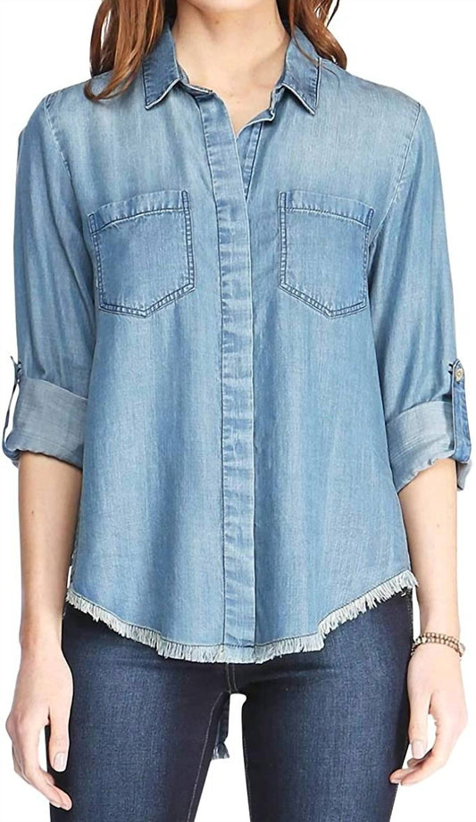 Velvet Heart - Riley Tencel Button Down Shirt