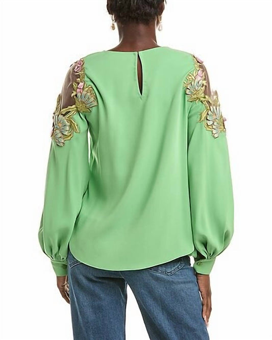 Oscar De La Renta - Silk-blend Blouse