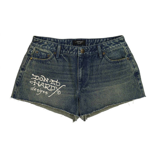 Ed Hardy - Women's Heart Dagger Denim Short