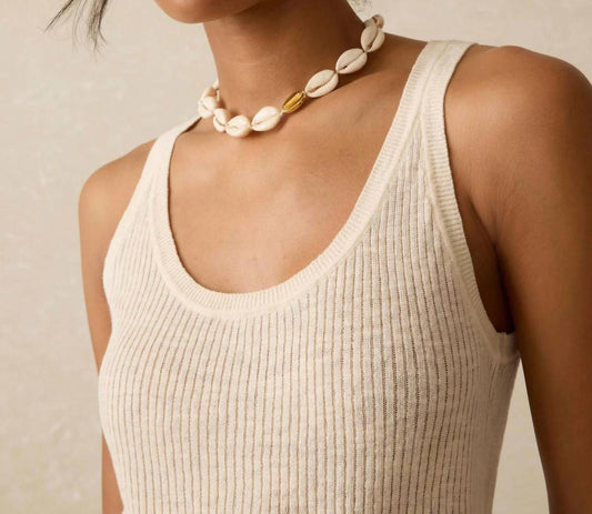 Faherty - Linen Rib Tank Top