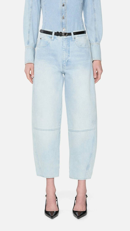 Frame - Twisted Barrel Mid Rise Jeans