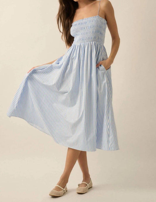 Promesa - Raleigh Striped Midi Dress