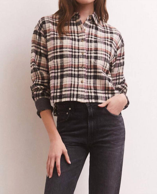 Z Supply - Ethan Cropped Plaid Top