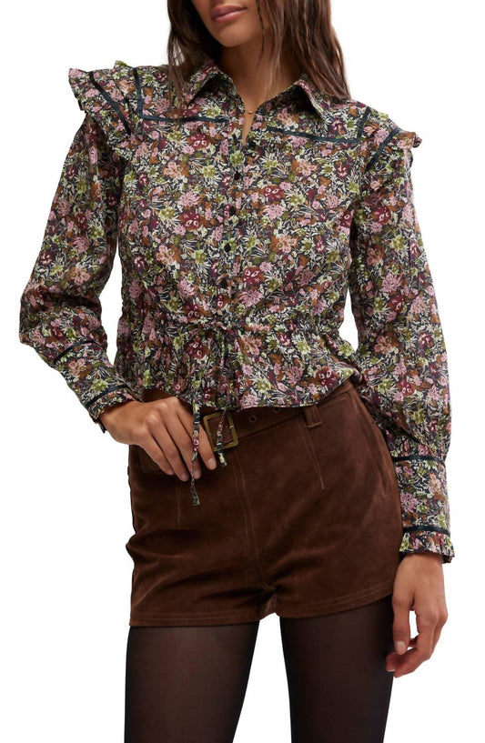 Free People - Printed Daybreak Blouse