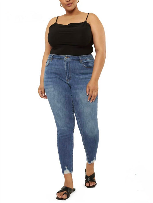 Kancan - High Rise Ankle Skinny Jeans