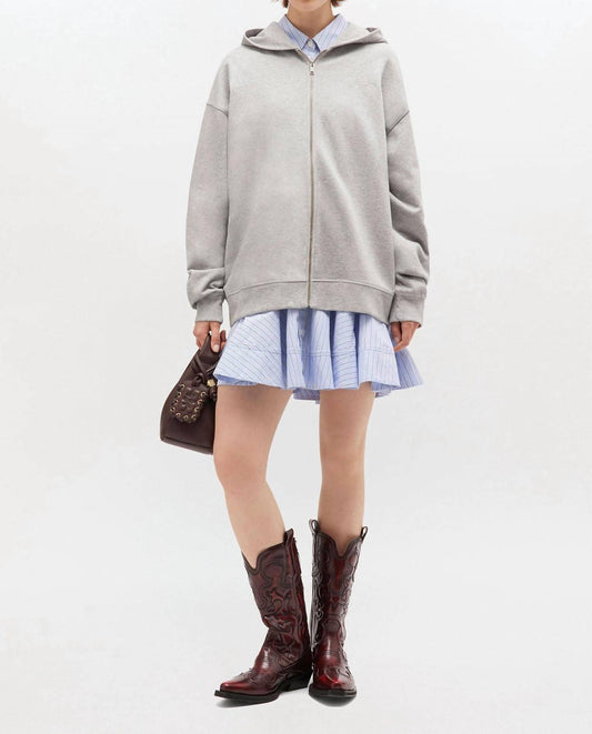 Ganni - Teddy Zip Hoodie