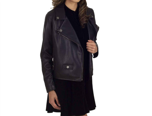 Lee - Faux-Leather Biker Jacket