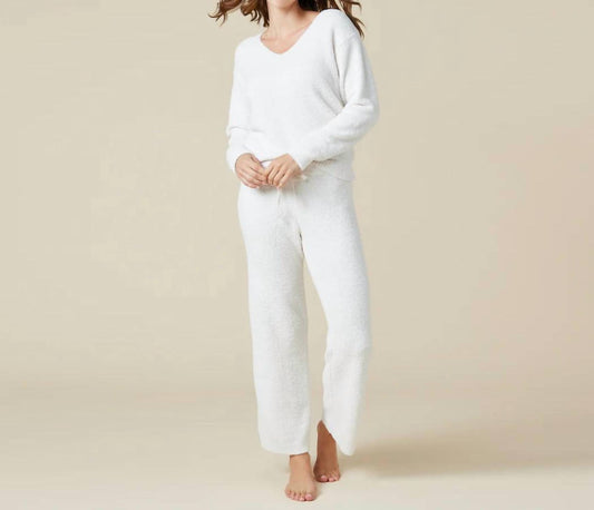Softies - Solid Marshmallow V-Neck Lounge Set