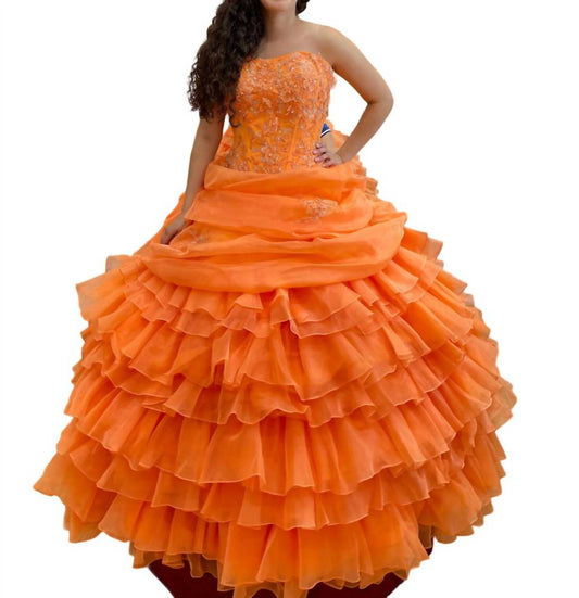 Mary'S Bridal - Beaded Quinceañera Full Skirt Dress