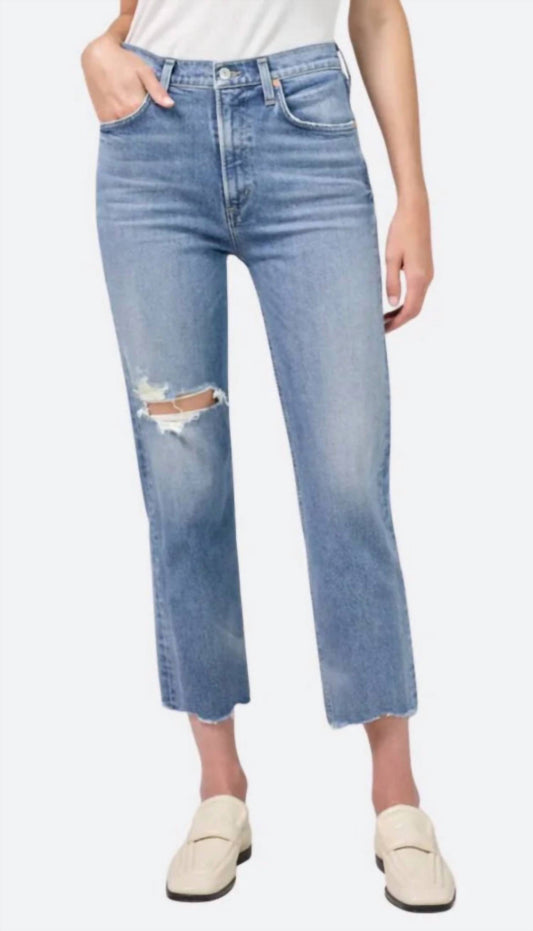 Citizens Of Humanity - Daphne Crop-high Rise Stovepipe Jeans