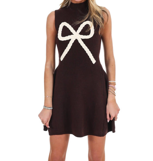 Klesis - Bow On Top Sweater Dress