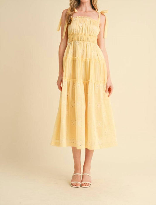 &Merci - Eyelet Midi Dress