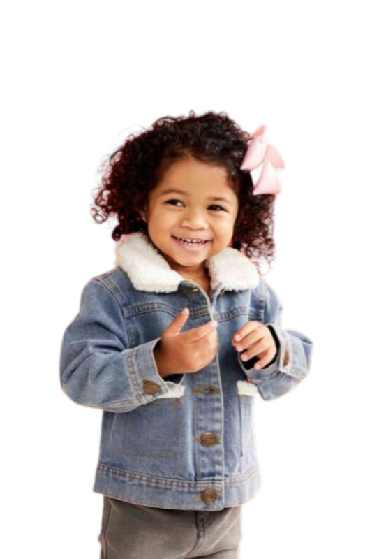 Mudpie - Denim Sherpa Jacket