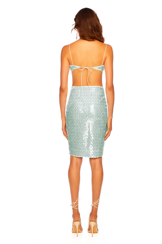 Susana Monaco - Dot Sequin Pencil Skirt