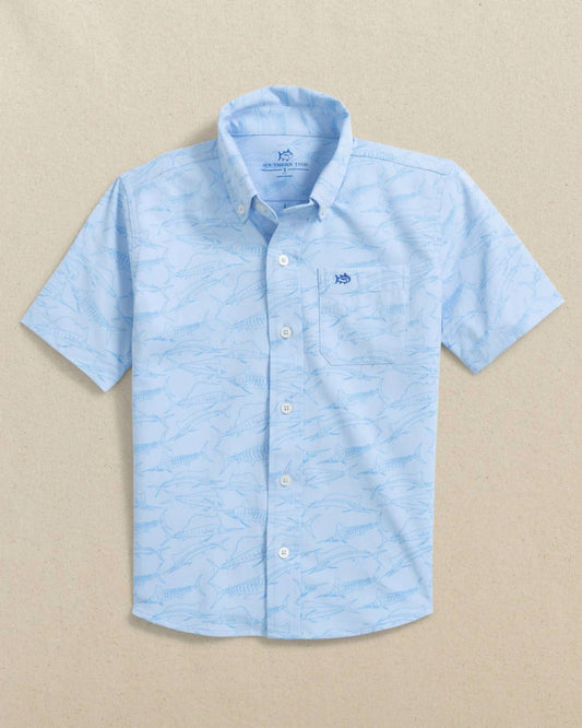 Southern Tide - Boy's Youth Game Fish Sport Shirt