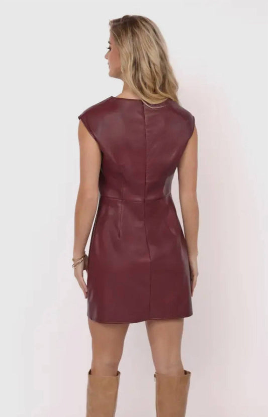 Lucy Paris - Leather Mini Dress