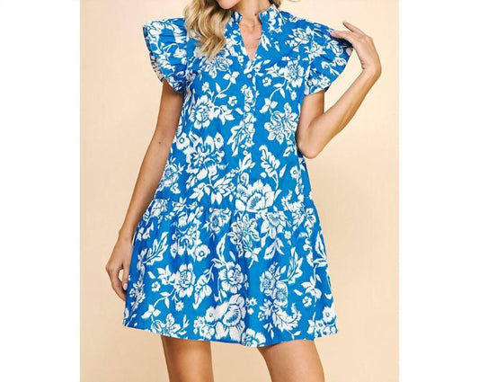 Pinch - Floral Button Down Mini Dress
