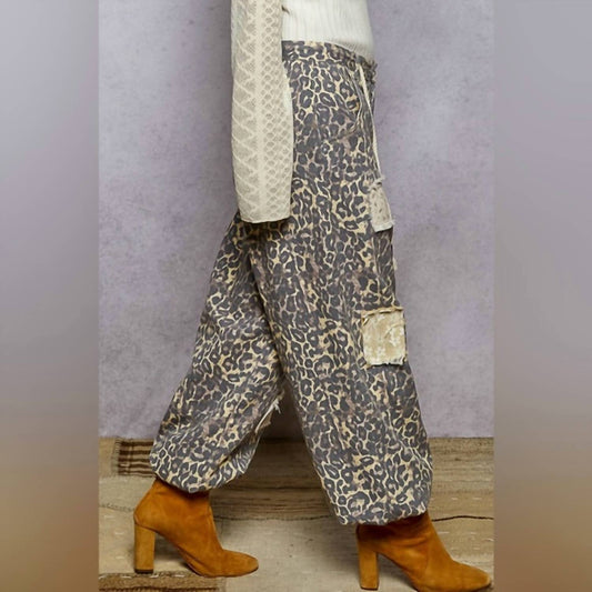 Pol - Twill Patches Elastic Cuff Pants