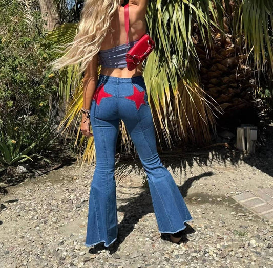 Saints & Hearts - Star Flare Jeans