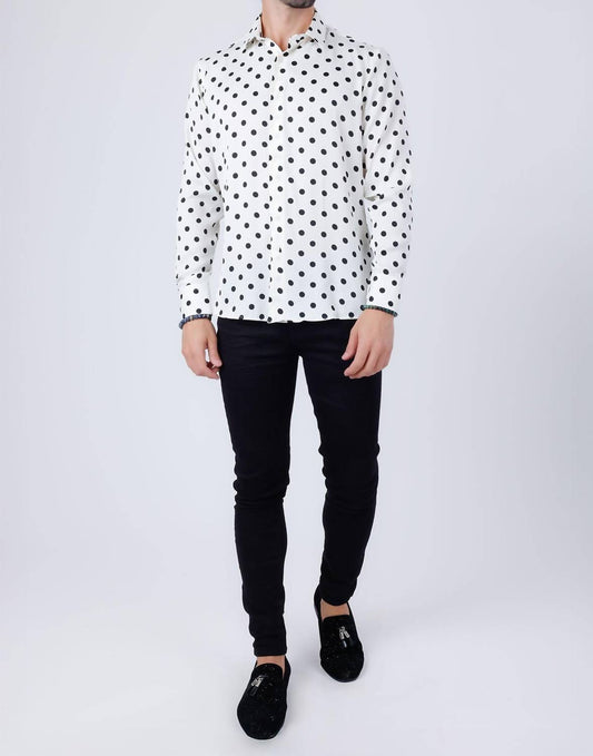 Barabas - Delhi Polka Dots Long Sleeve Shirt